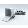 Mercedes-Benz G-class + przyczepa na konie Netherlands Police - skala 1:43 - Cararama
